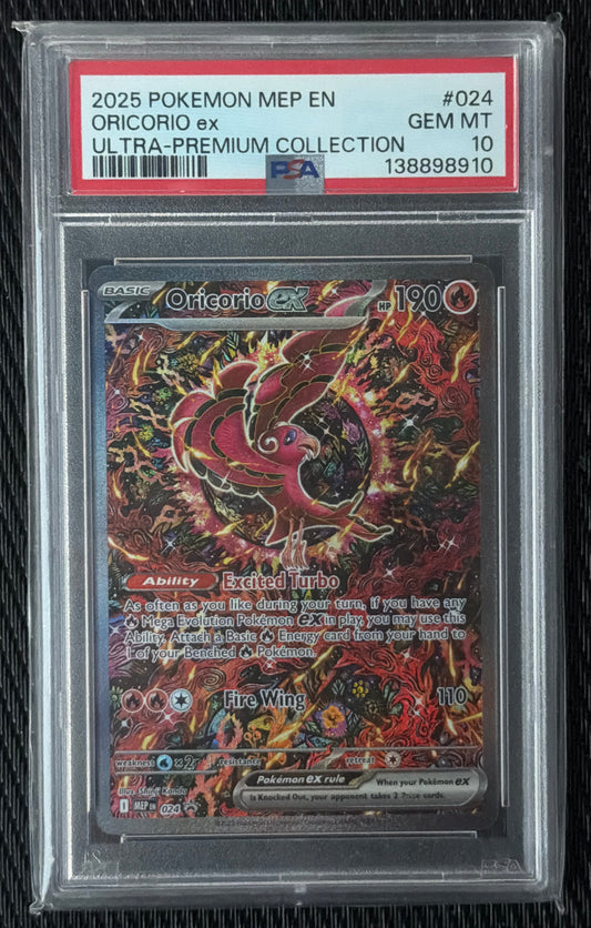Pokemon Oricorio ex Ultra-Premium Collection 2025 PSA 10