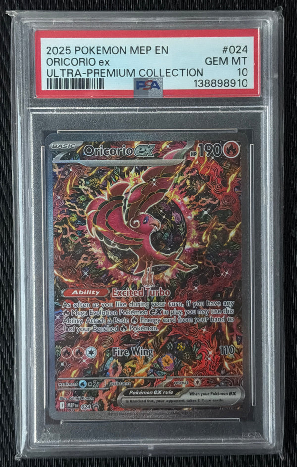 Pokemon Oricorio ex Ultra-Premium Collection 2025 PSA 10
