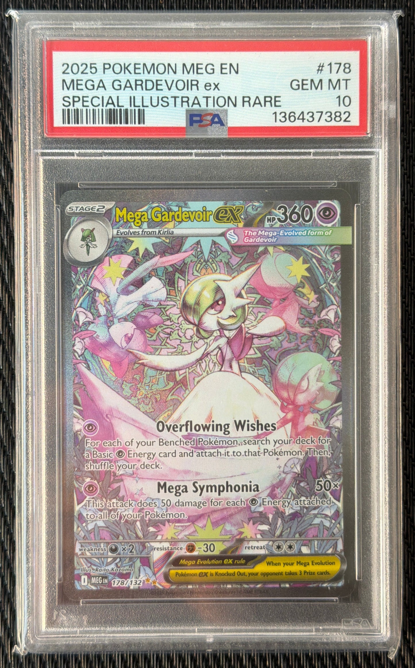 Pokemon Mega Gardevoire # 178/132 PSA  10